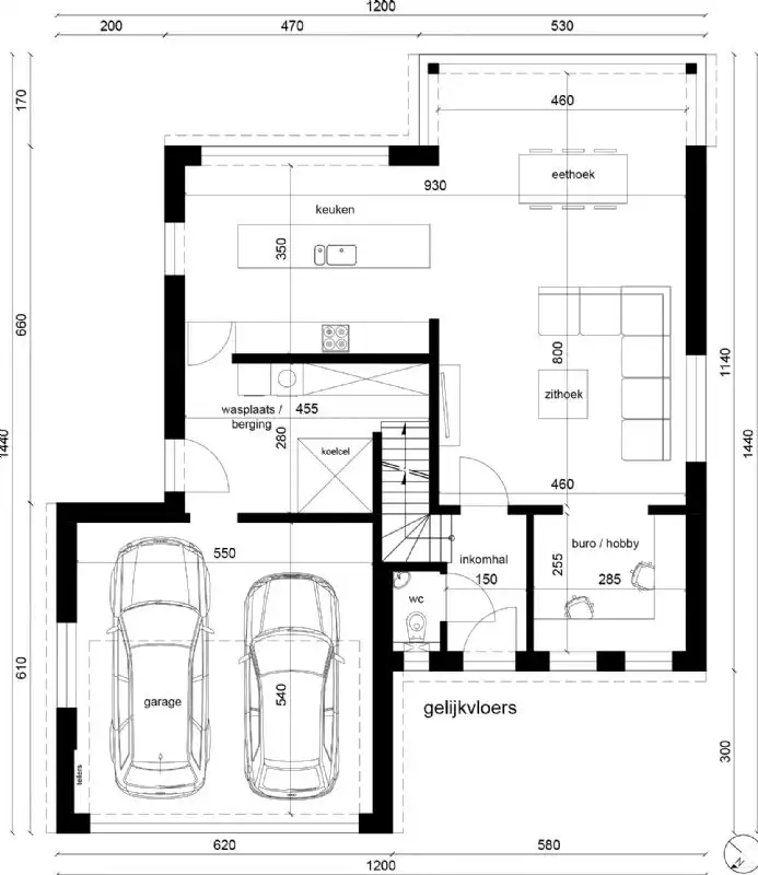 Nieuw te bouwen alleenstaande woning te Wielsbeke. foto 3