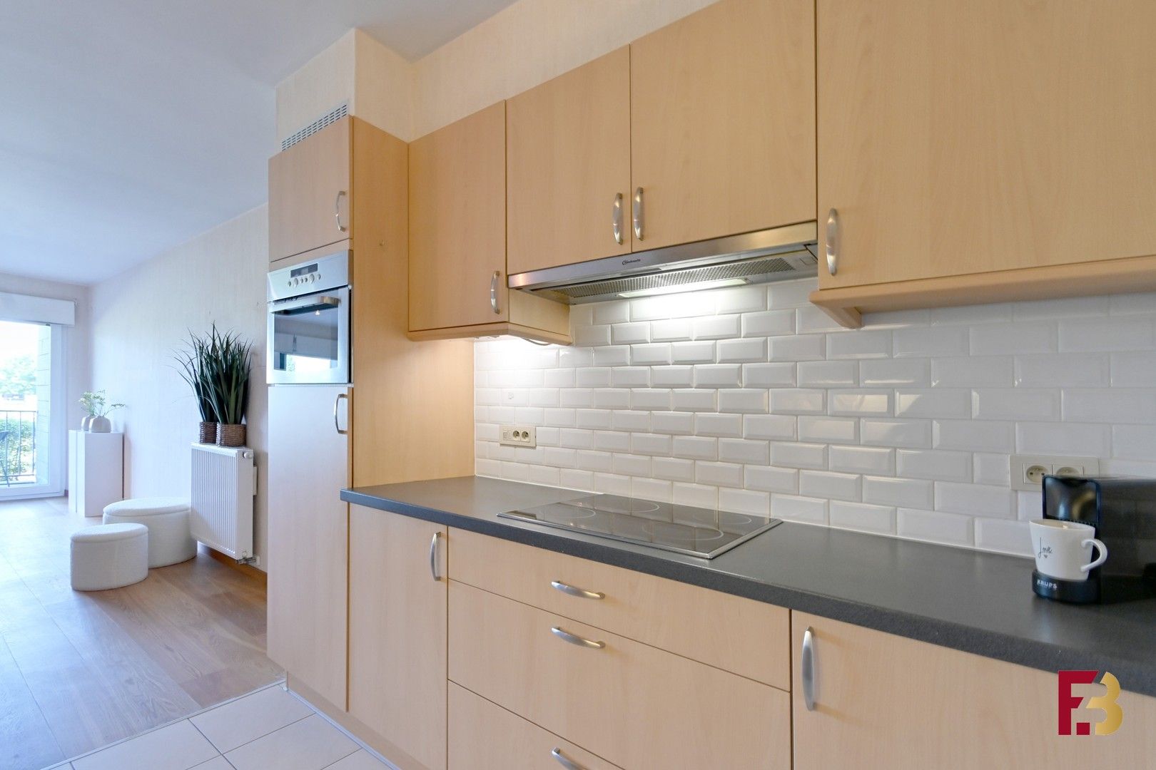 Lichtrijk gelijkvloers appartement met 2 terrassen en uitzicht op groen – hartje Eke foto 7