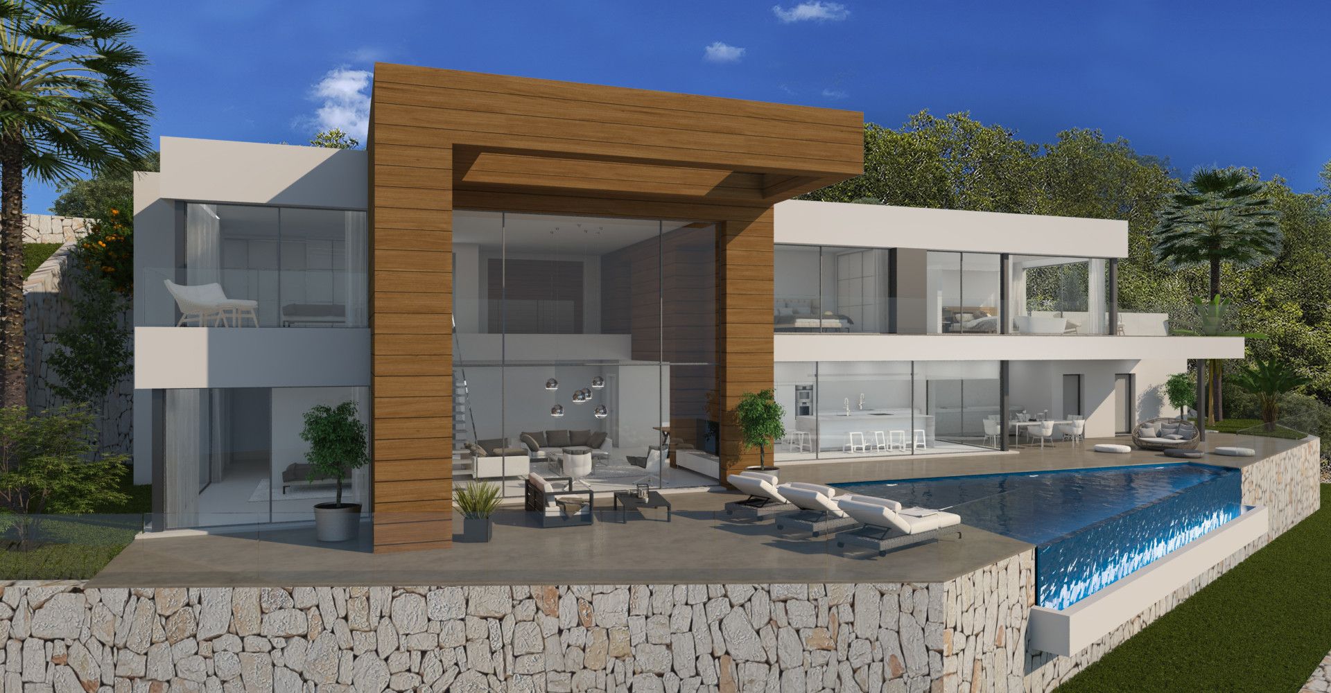Villa met zicht op Bernia foto 2