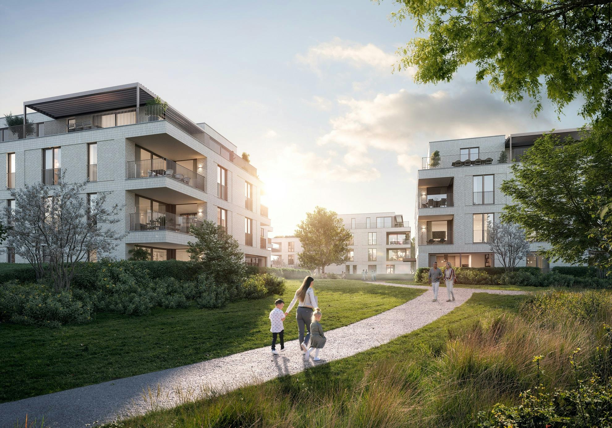 Nieubouwproject "Ode Leie" te koop in Zulte foto {{pictureIndex}}