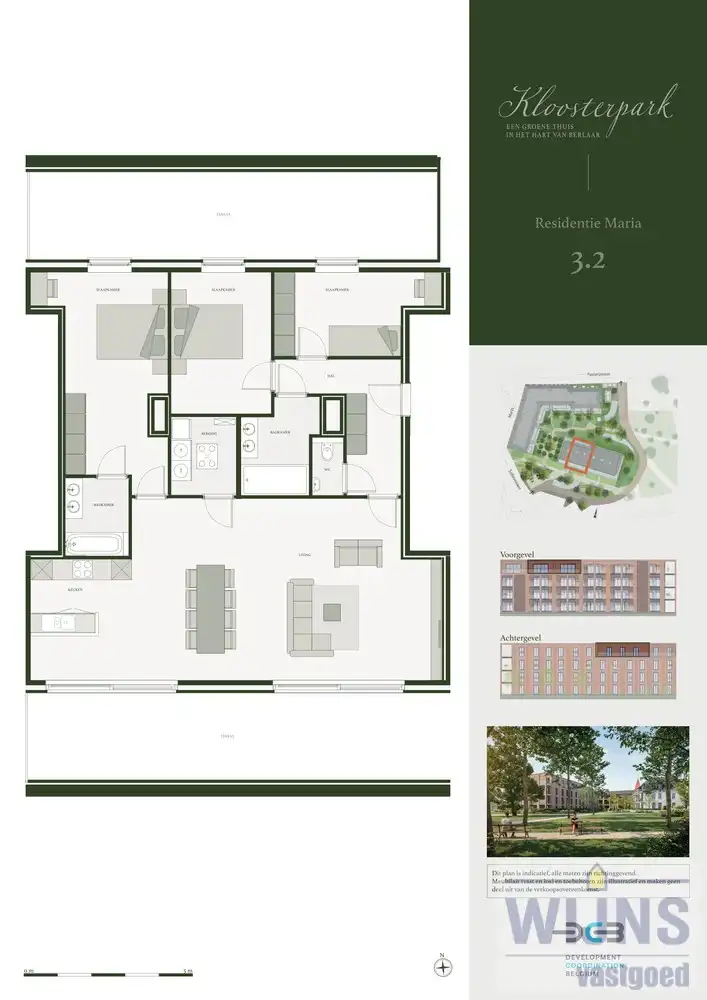 Residentie Maria | 3 SLKS | 145 m² | terras 78 m² foto {{pictureIndex}}