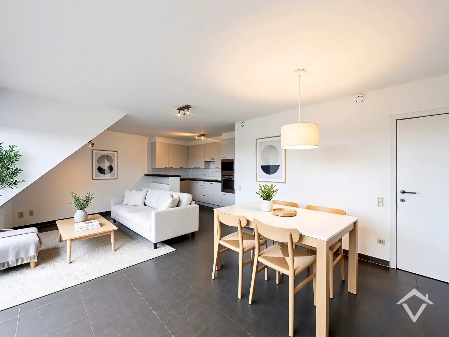 Geïnstalleerd en lichtrijk appartement met twee slaapkamers te Zevekote, Gistel foto 11