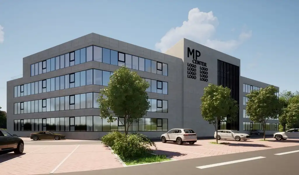 High-end kantoren te huur in duurzaam renovatieproject  The Curve aan E40 in Drongen foto 9