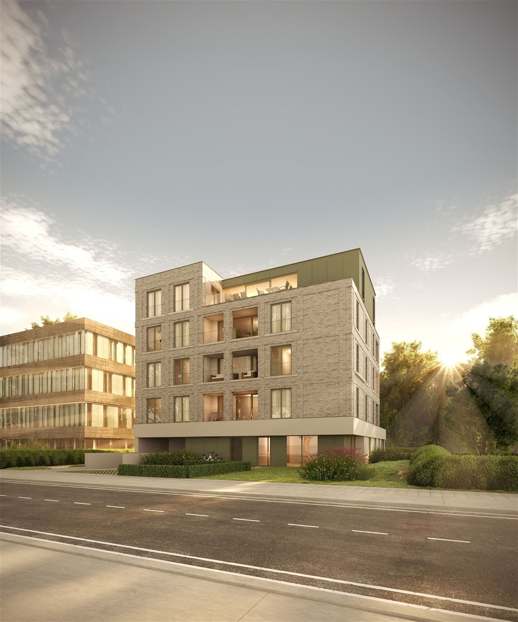 Zonovergoten tuinappartement aan de rand van Gent foto 4