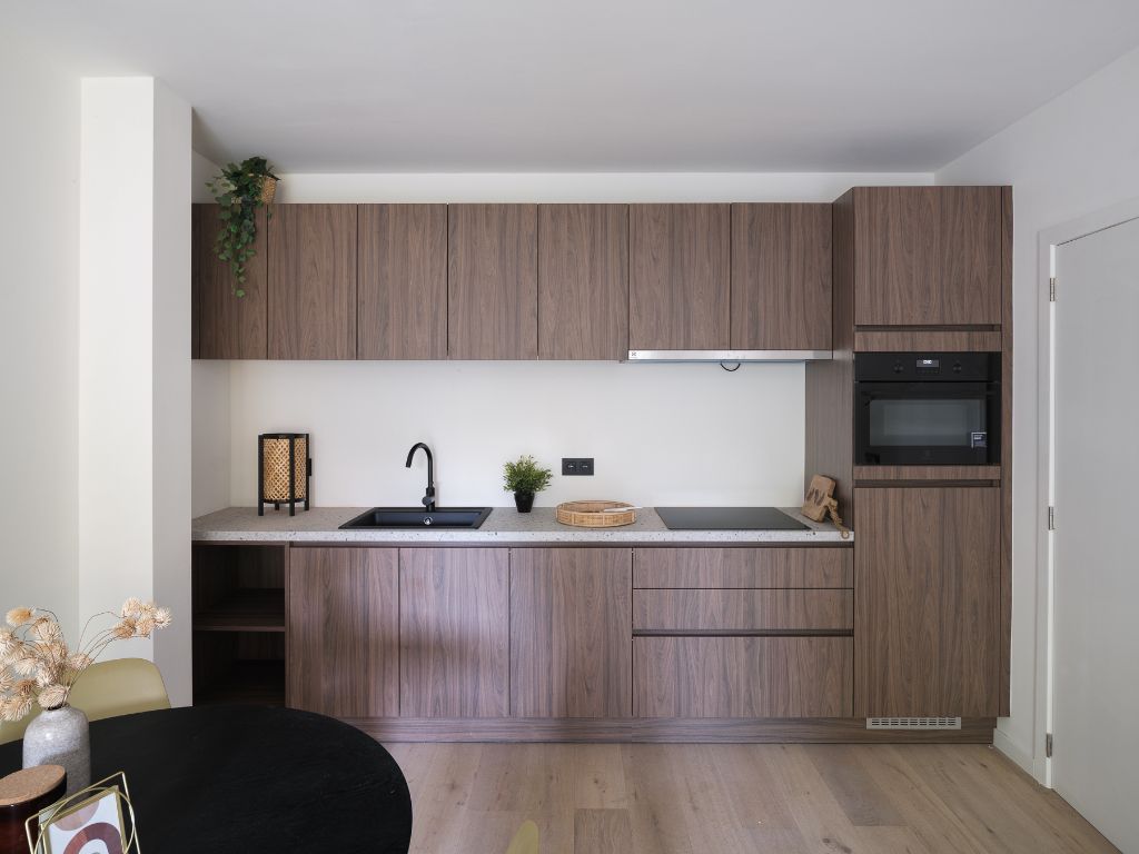 Gerenoveerd 1 slpk appartement met tuin nabij station Gent Sint-Pieters foto 12