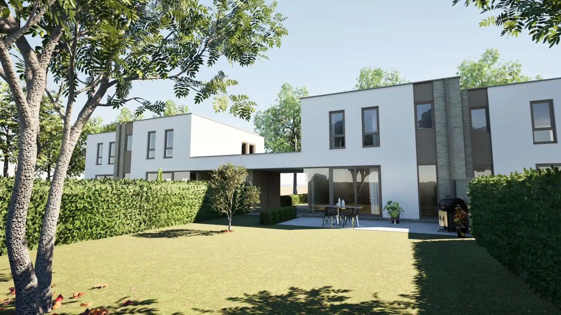 Nieuwbouwwoning in half-open bebouwing foto 2
