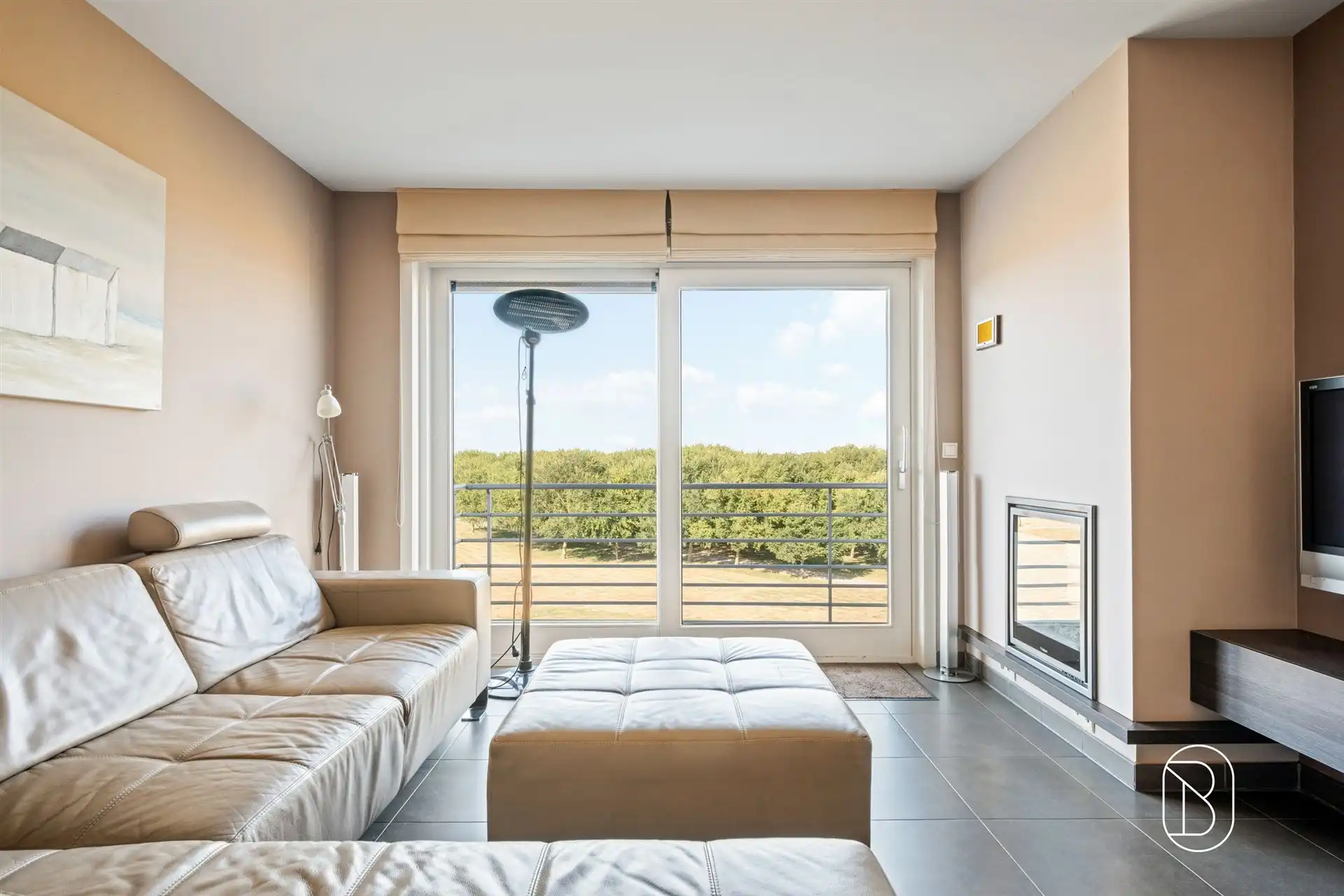 Appartement met 2 slk en terras, zicht op de havengeul foto 7