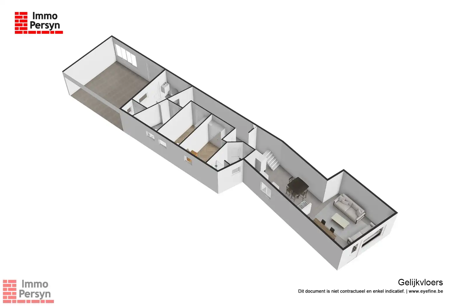 Energiezuinig (EPC C) & veelzijdig: Ruim pand met 3 slaapkamers – Geen renovatieverplichting! foto 22