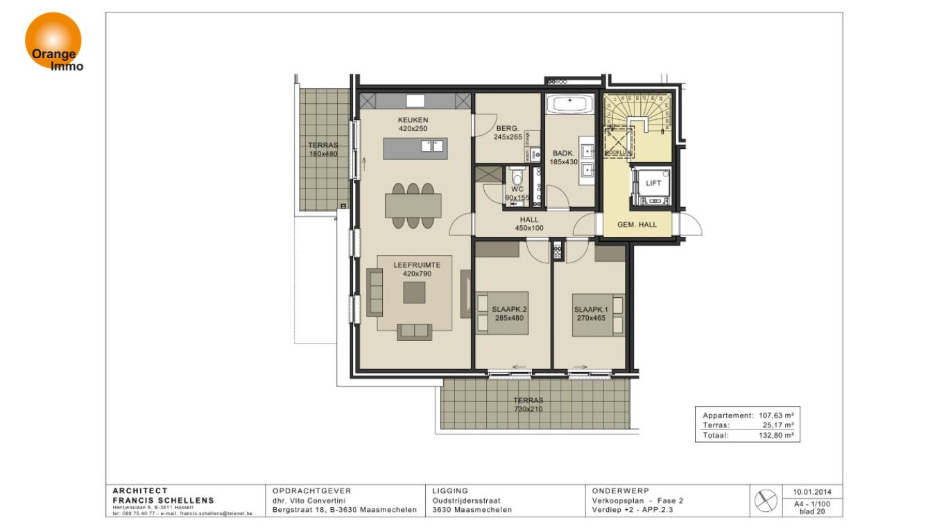 Modern en ruim penthouse met 2 terrassen en 2 parkings foto 9