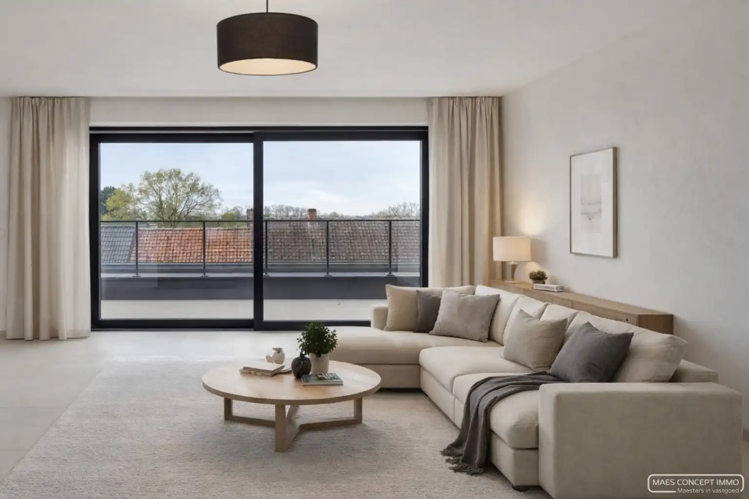 Penthouse 130 m2 met 2 ruime terrassen in centrum Anzegem foto 3