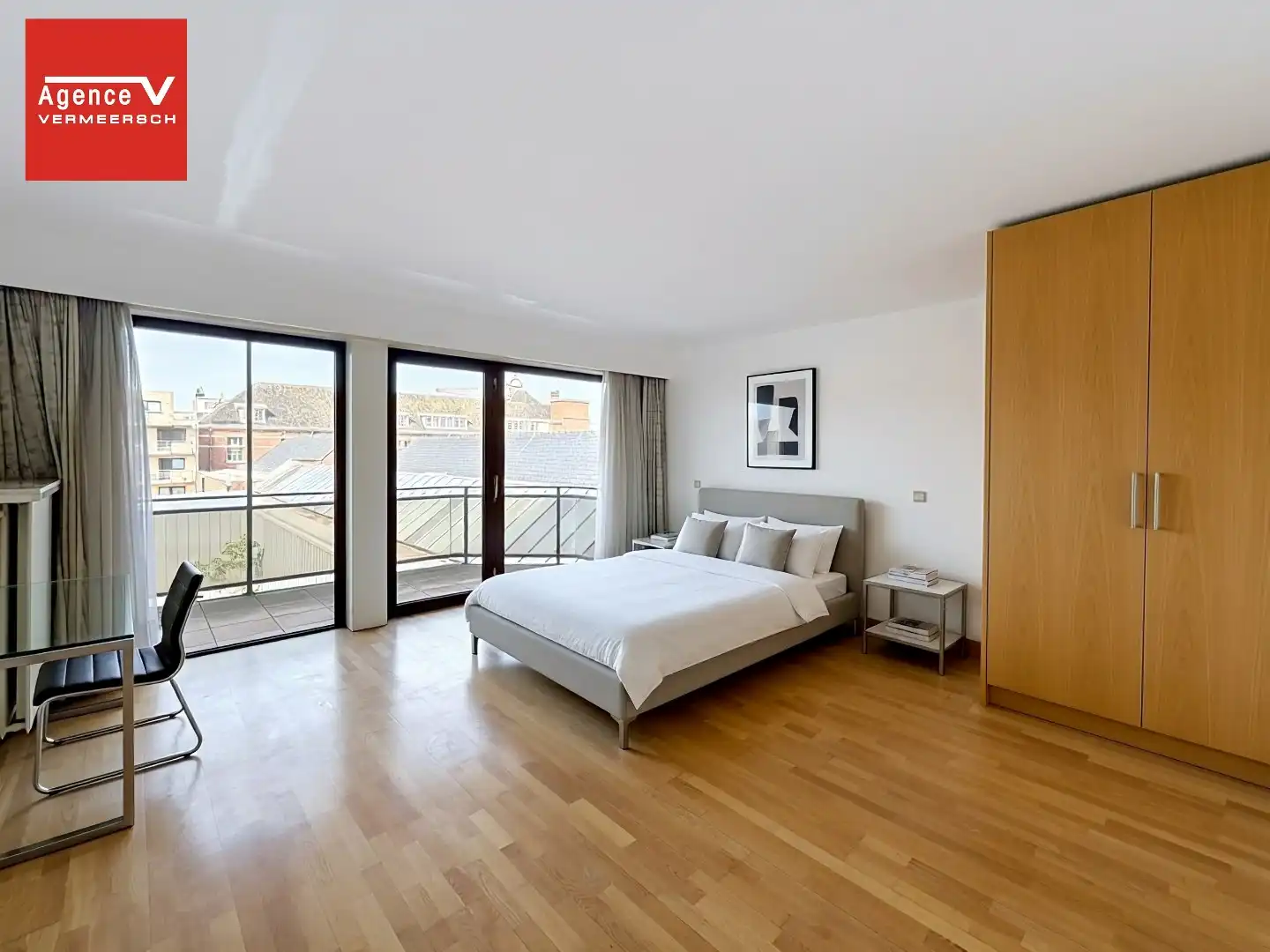 Stijlvol parkzicht appartement (97 m²) – 1 slaapkamer & 2 zonnige terrassen foto 9