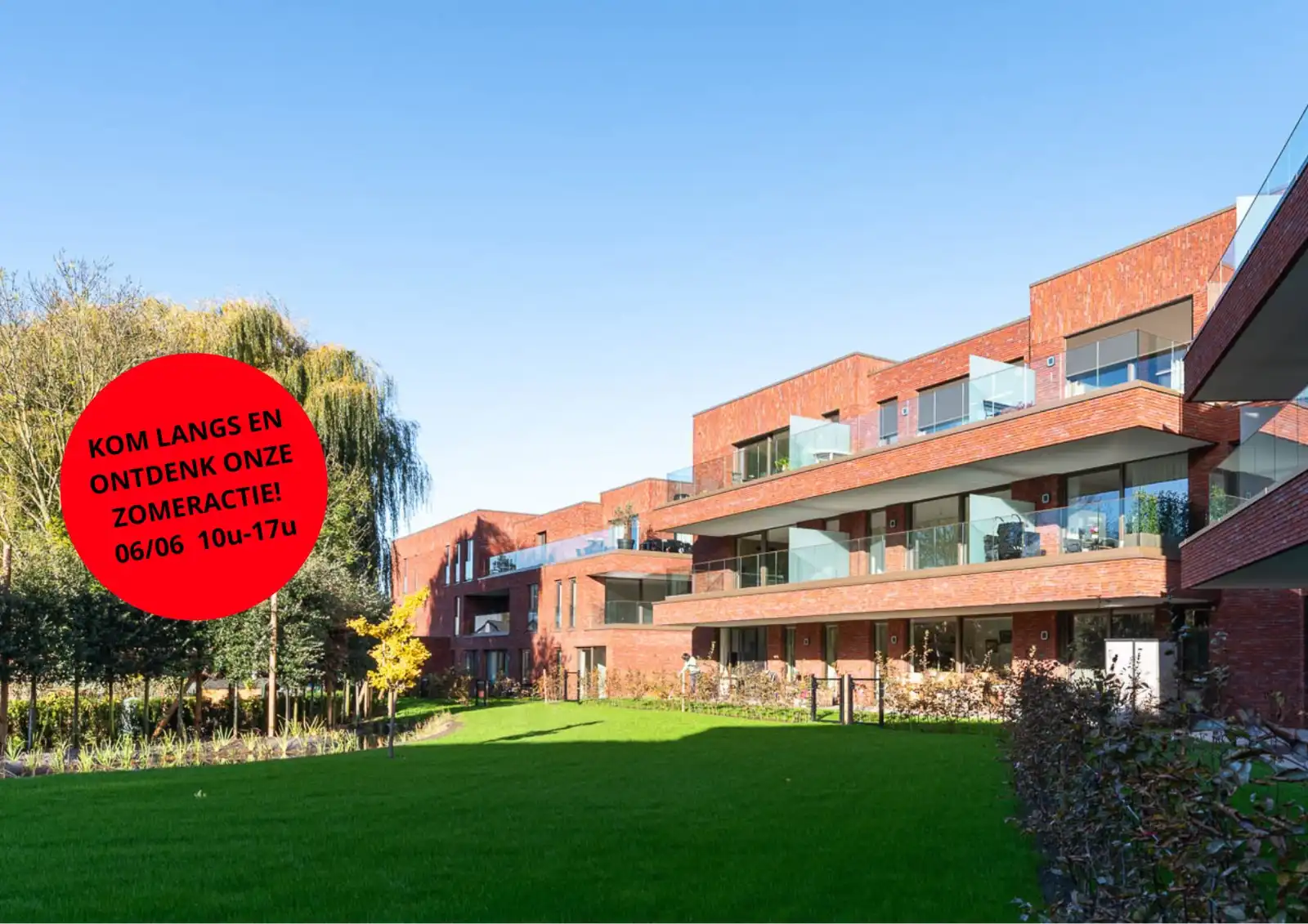 OPENHUIS ZATERDAG 6 JUNI - 10u tot 17u   |   Residentie Sequoia - Merelbeke foto {{pictureIndex}}