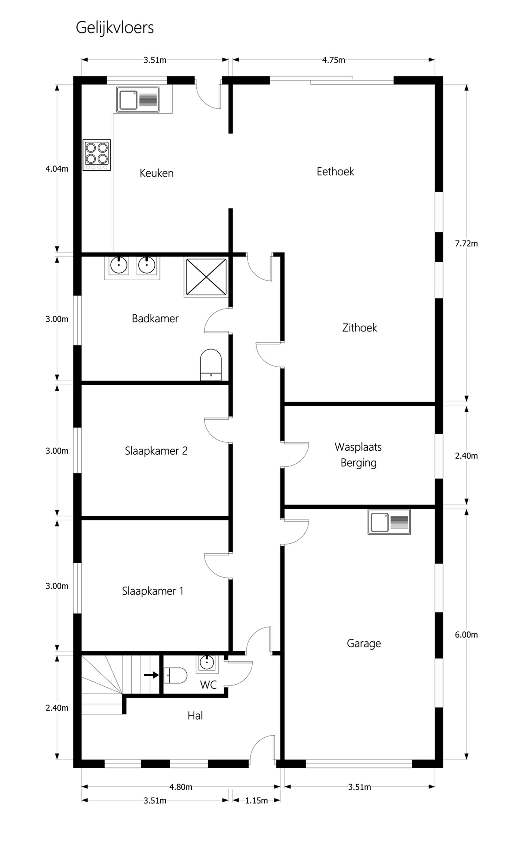 ZEER RUIME (5 SLPKS), ENERGIEZUINIGE WONING (EPC = 37 kWh/M2)! foto 25