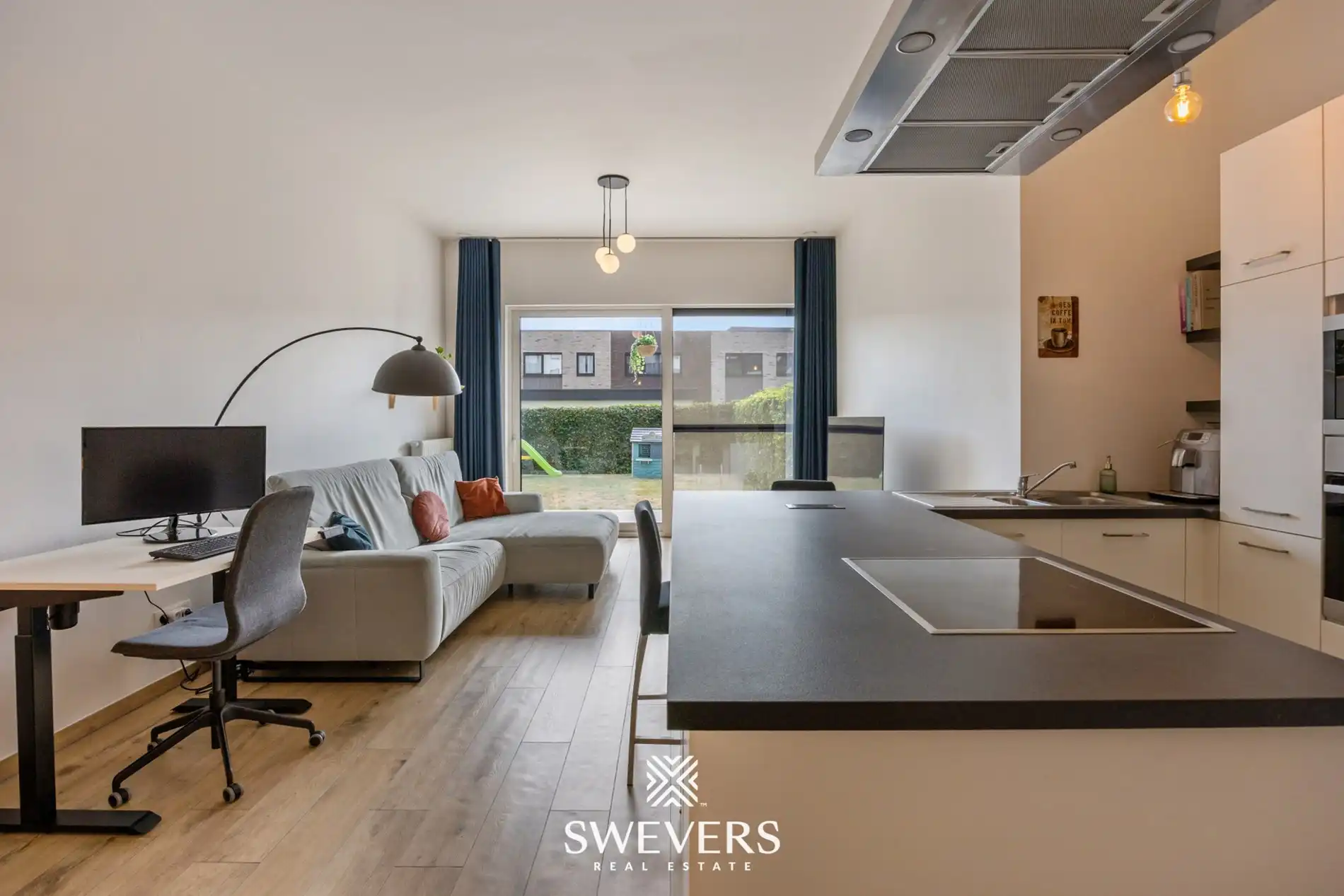Recent en ruim gelijkvloers 3 slpk appartement met tuin en autostaanplaats nabij centrum Hasselt foto 8