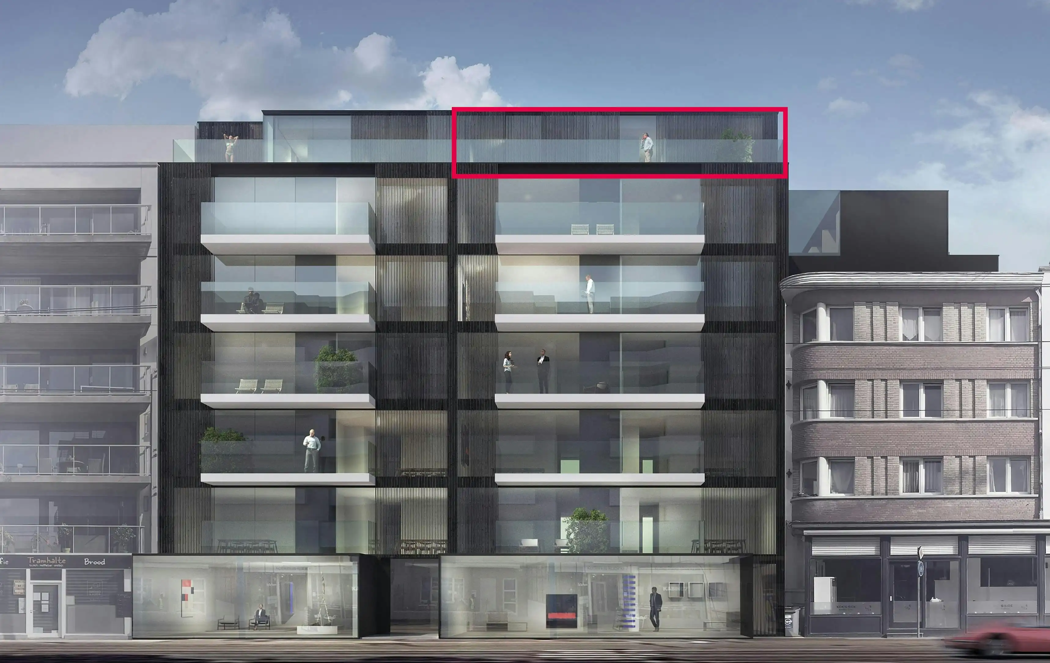 Penthouse (99m²) met ruime terrassen en prachtig zicht! foto 9