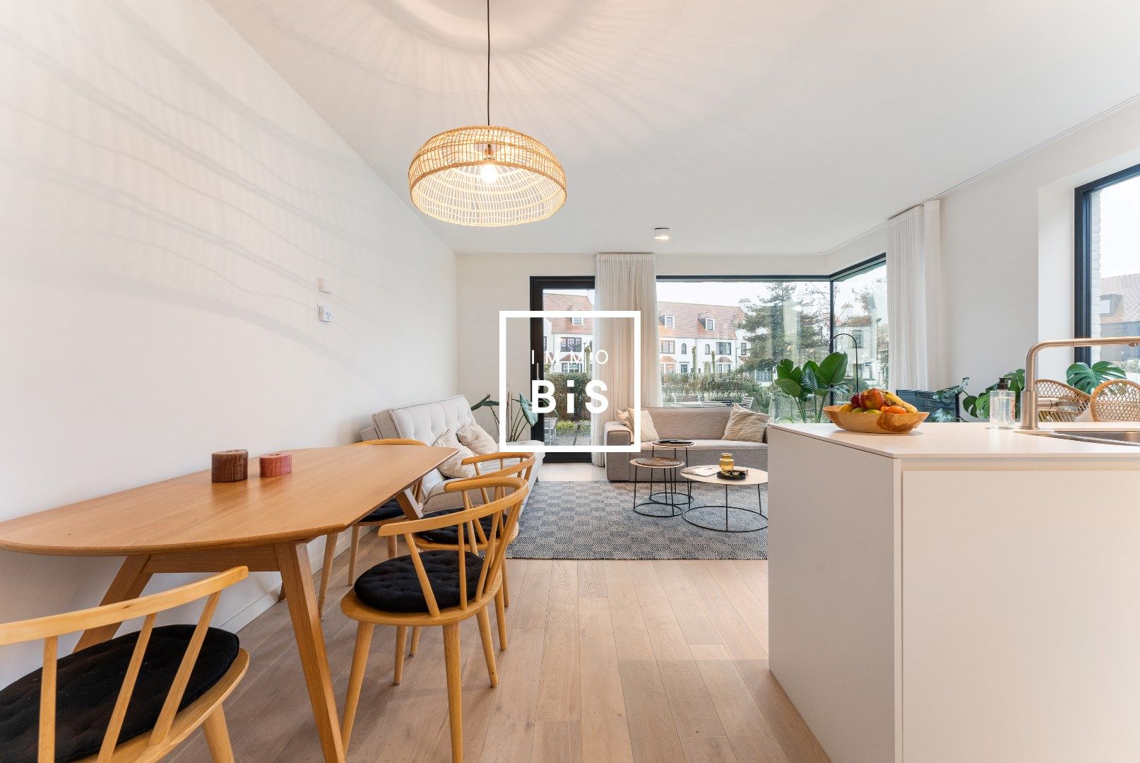 Mooi gelijkvloersappartement rustig gelegen in een kleine residentie te Duinenwater foto 9
