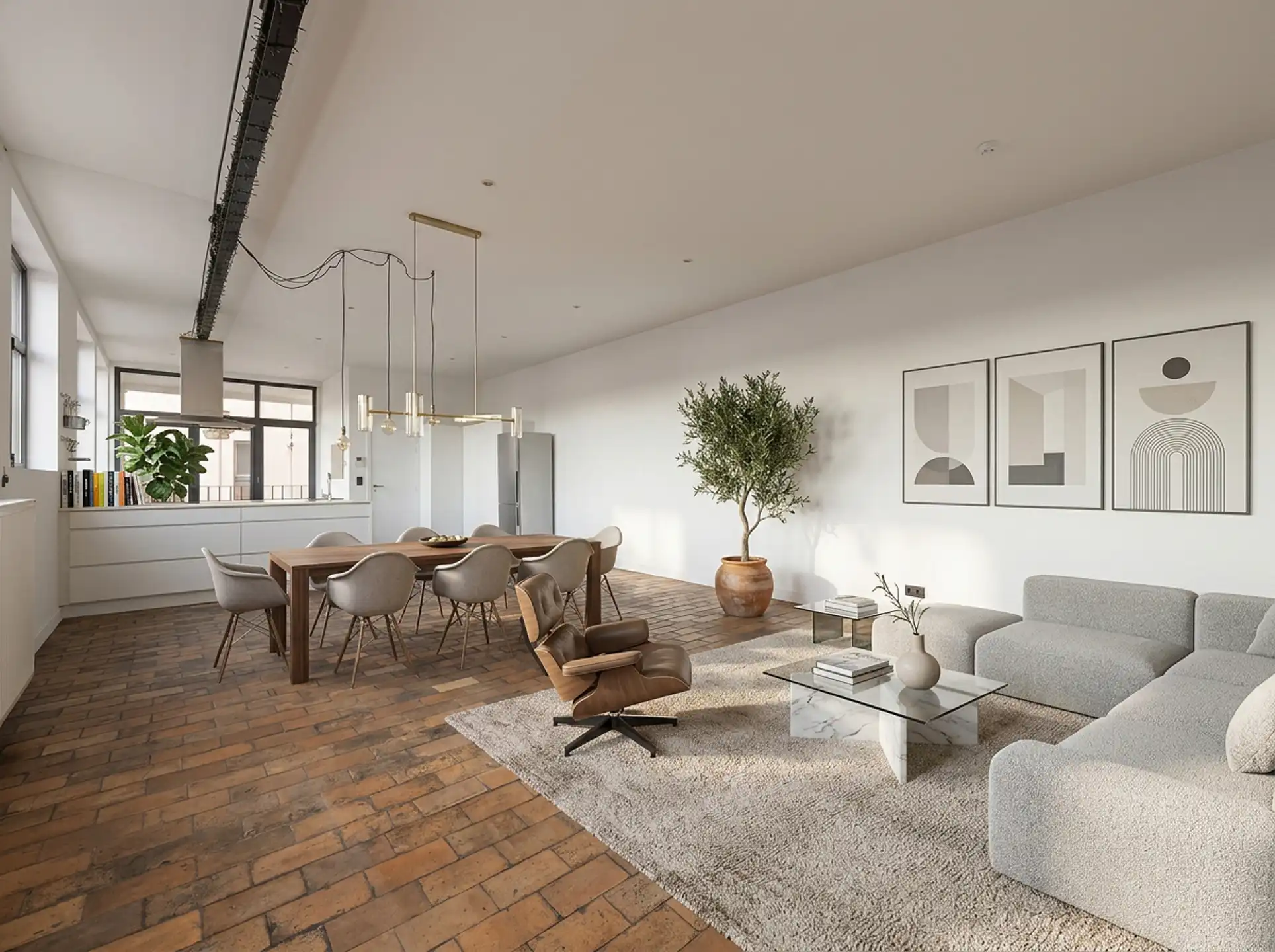 Ruim 2-slaapkamer appartement in achtergebouw foto 9