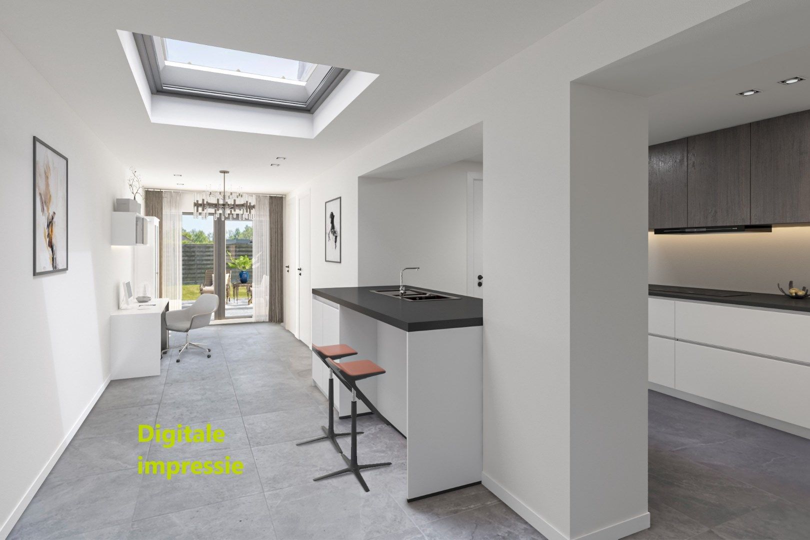 Volledig gerenoveerde woning met 3/4 slpks te Sint-Jozef-Olen ! foto 8