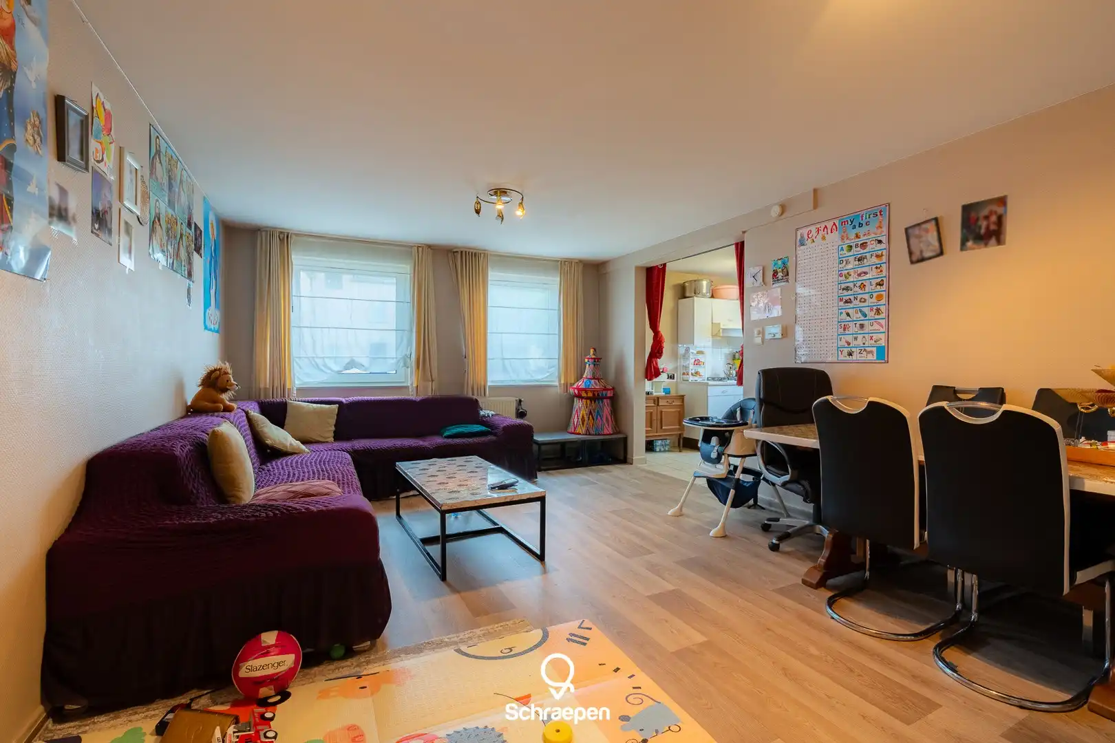Lichtrijk gelijkvloers appartement met garagebox en privétuintje nabij Zonhoven-centrum! foto 2