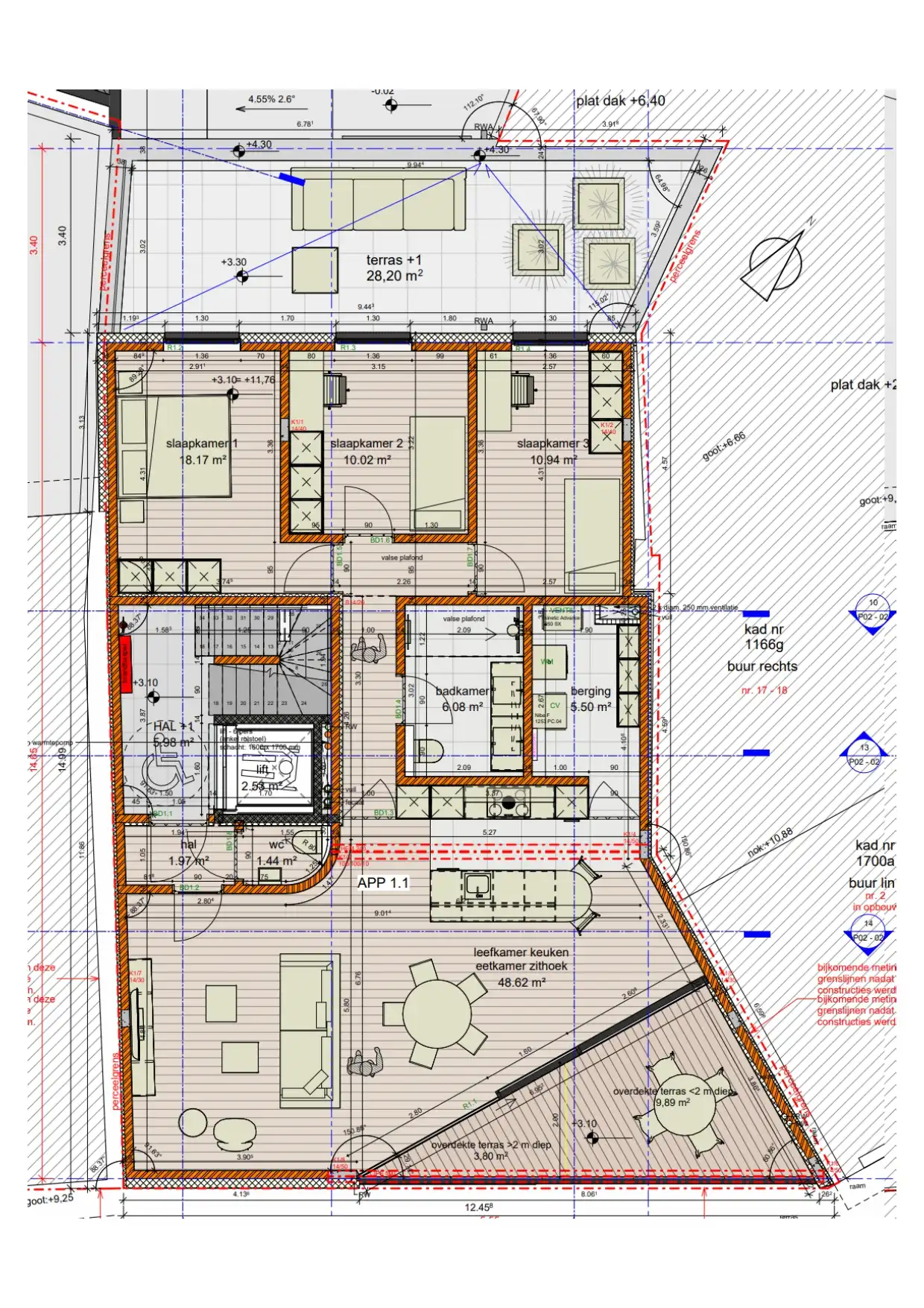 Modern nieuwbouwappartement met 3 slaapkamers in Evergem foto 2