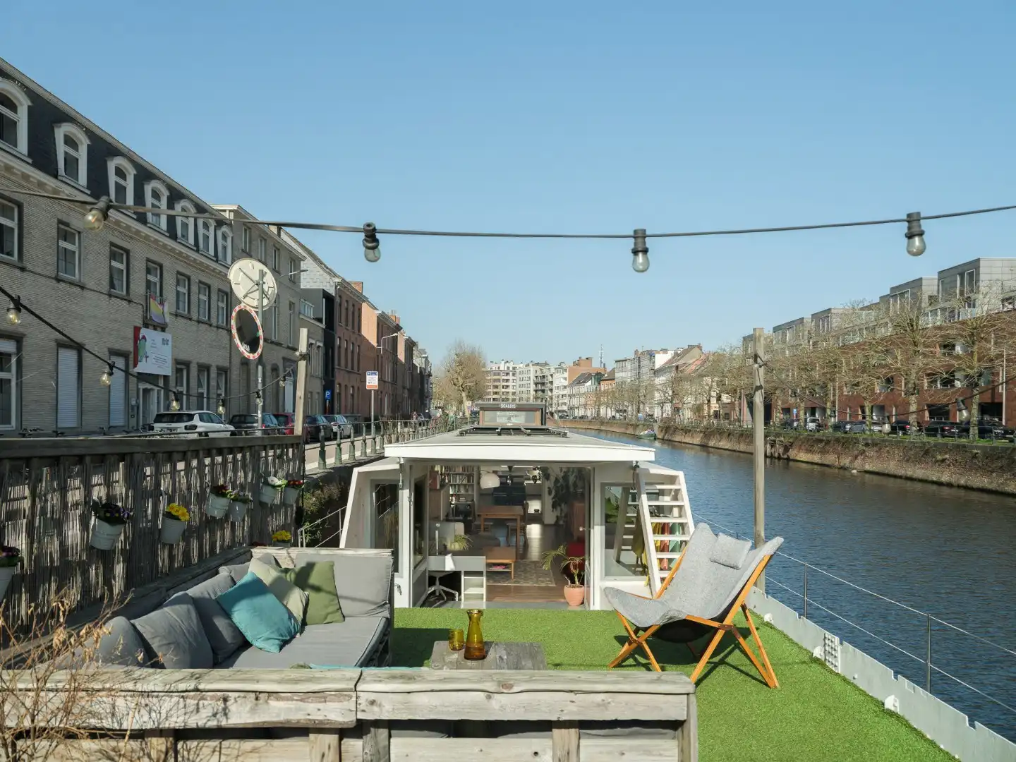 Wonen aan het water met karakter en ruimte – Visserij, Gent foto {{pictureIndex}}