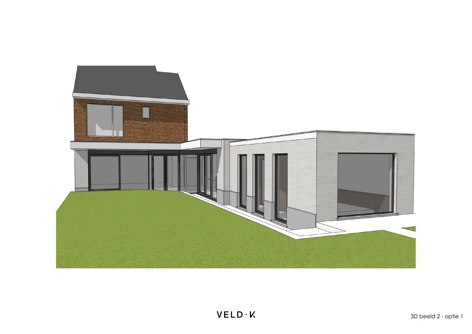 Halfopen bebouwing met praktijk- of kantoorruimte in centrum Tielt foto 28