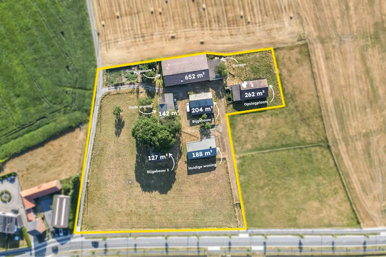 Hoeve "De Roeste Scheure" op een perceel van ca. 12.762 m² te Zedelgem foto 3
