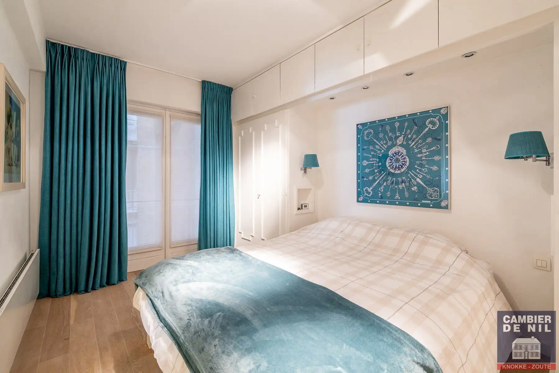 Instapklaar gemeubeld appartement met lateraal zeezicht in het Zoute foto 12