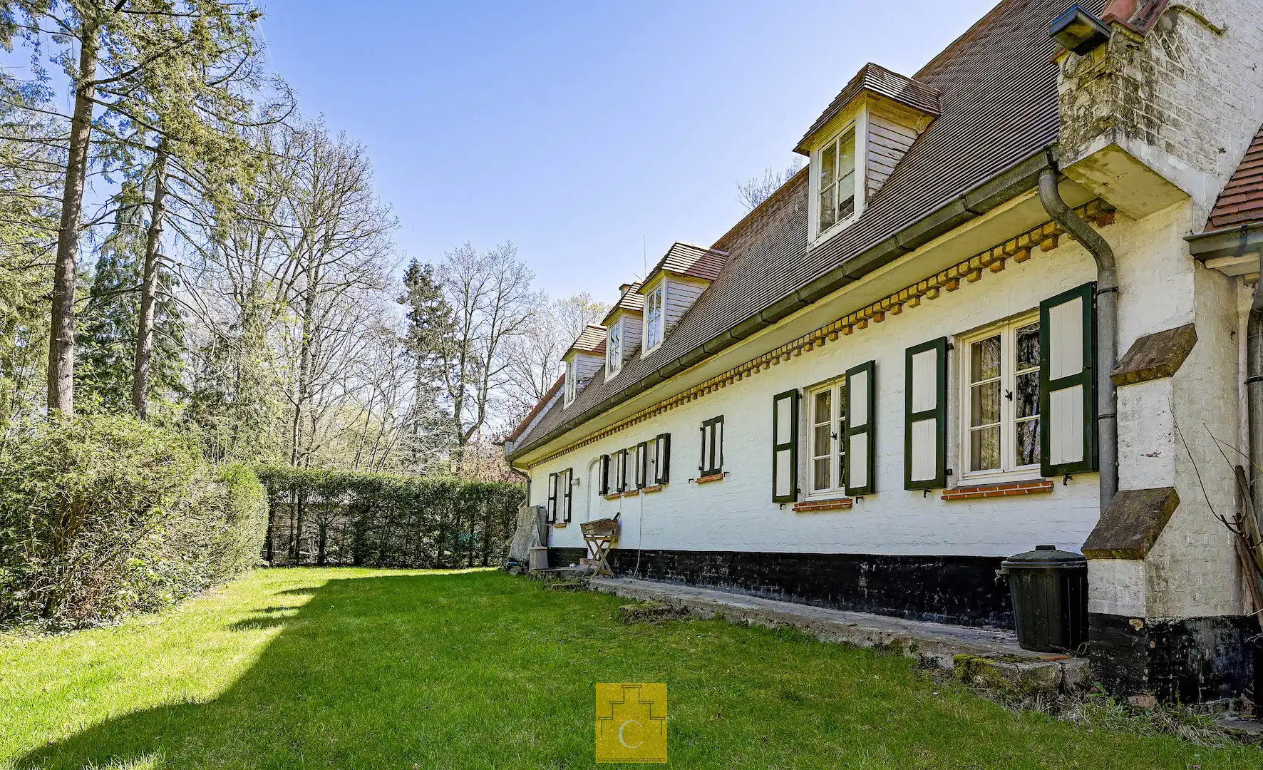 ‘La Cassine’, karaktervilla in Knokse stijl op 2025 m2 in Tillegembos foto 16