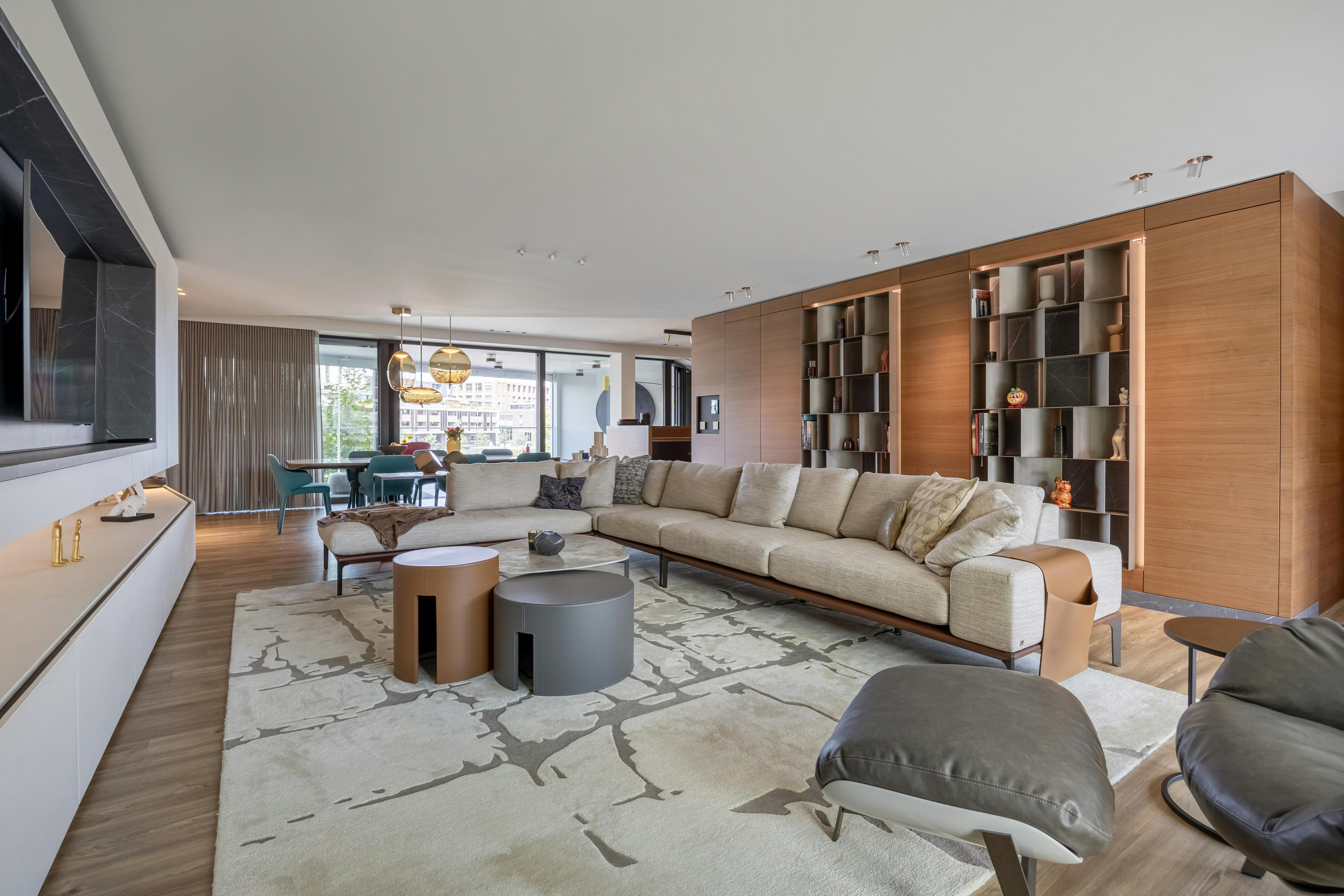 Luxe appartement van 235 m² aan de Blauwe Boulevard te Hasselt foto {{pictureIndex}}