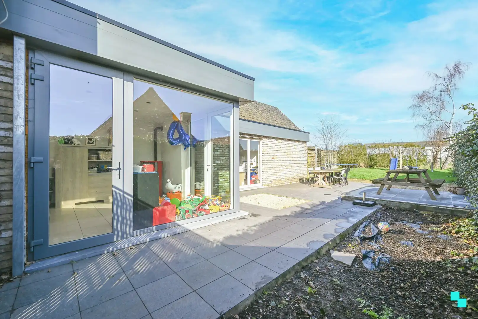 Halfopen bebouwing in rustige omgeving te Wielsbeke foto 25