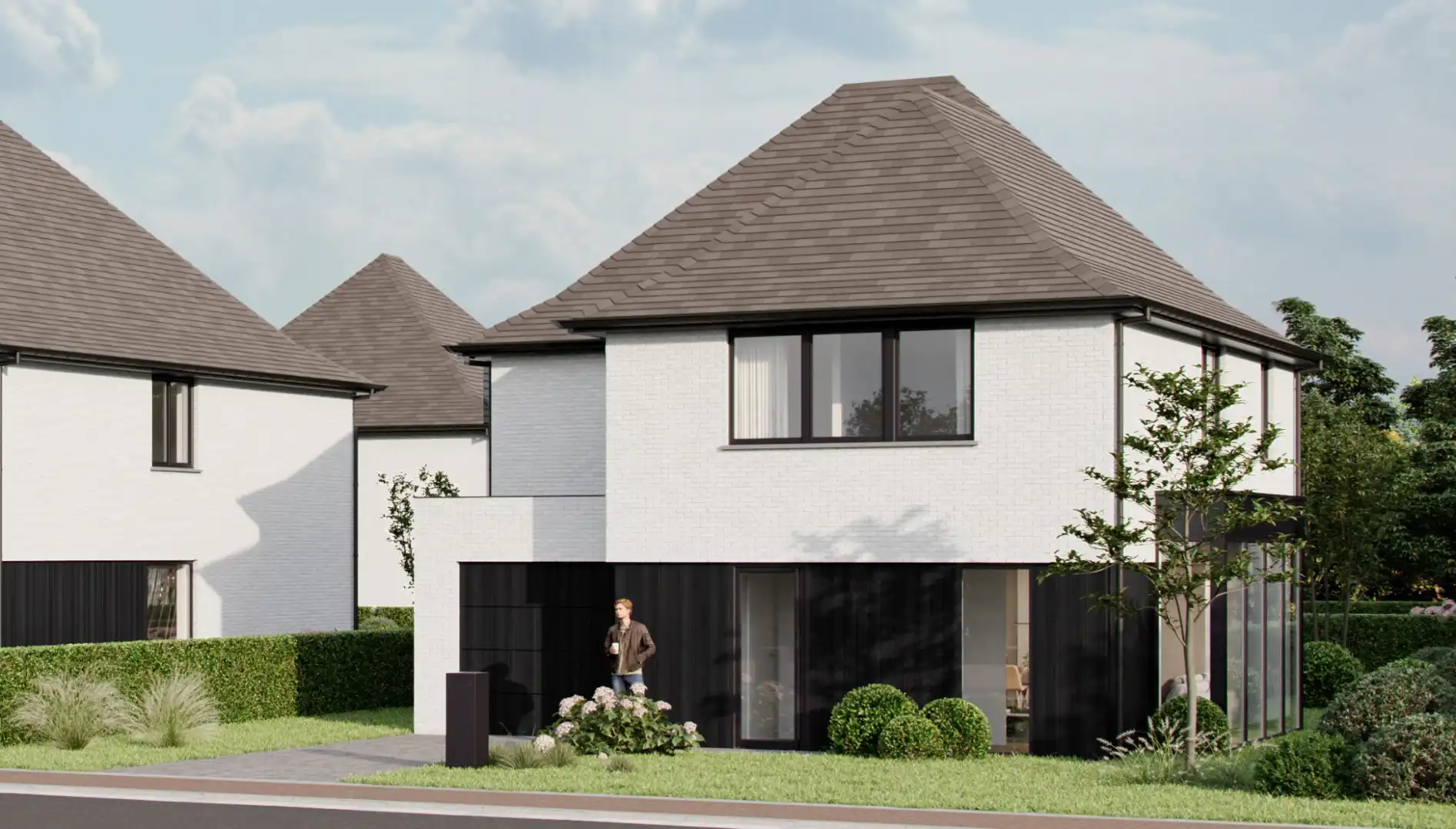 Luxe nieuwbouwwoning te koop in Lievegem. foto 3