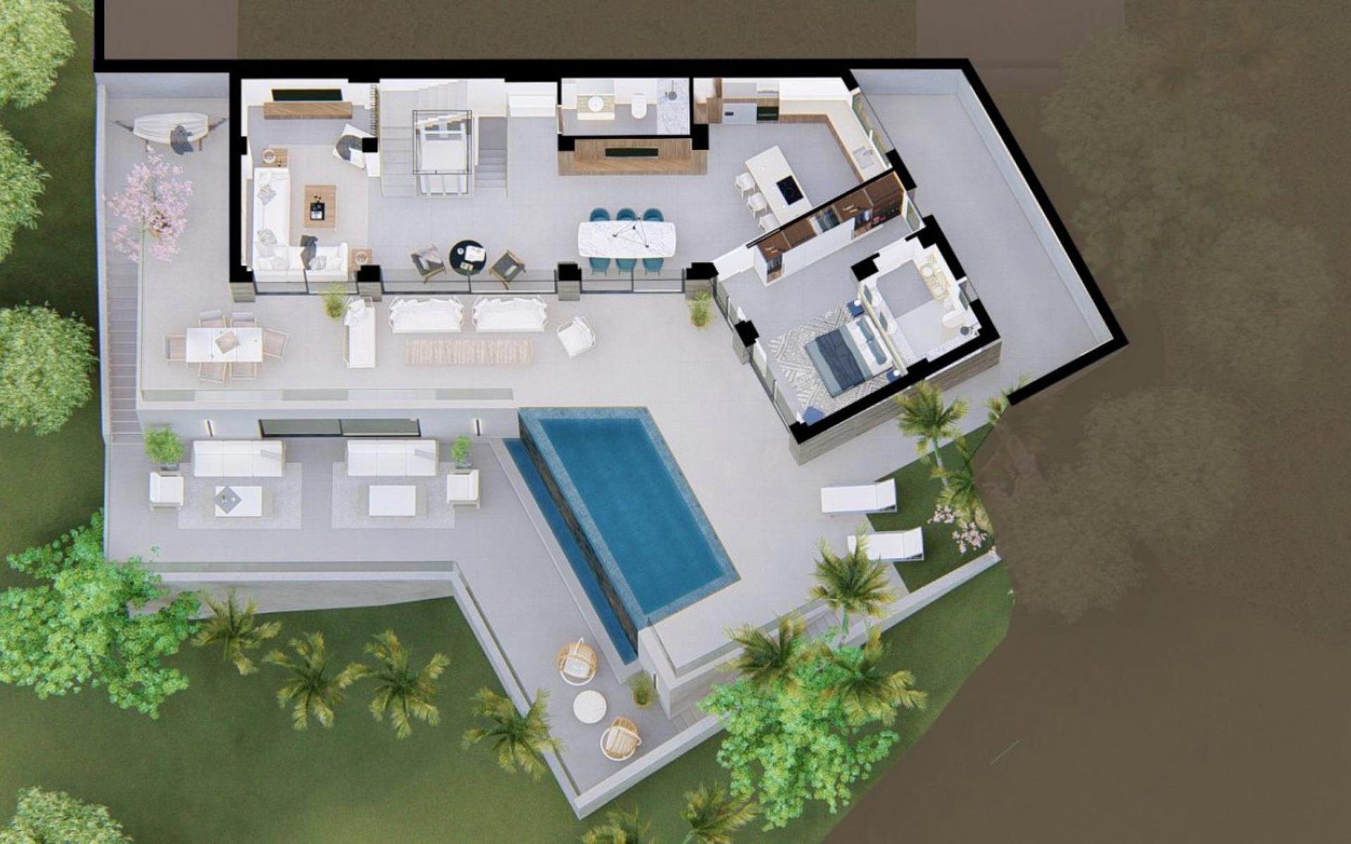 Indrukwekkende villa met zeezicht in Villajoyosa foto 26