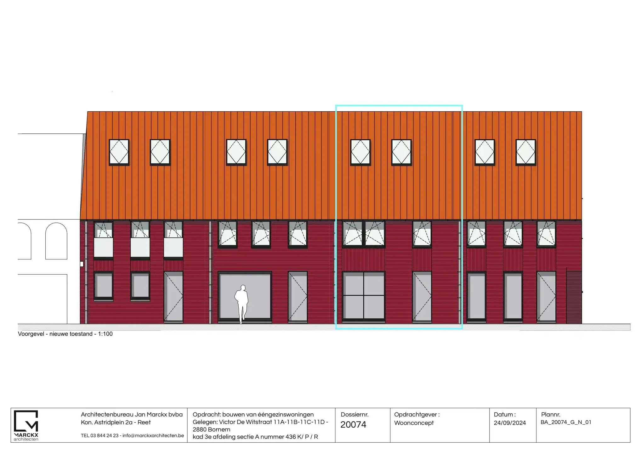 Casco woning in nieuwbouwproject te Hingene, Bornem foto {{pictureIndex}}