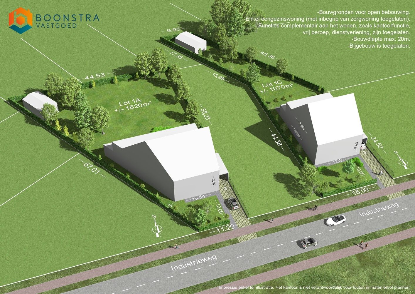 Bouwgrond van 1070 m² voor open bebouwing te Tessenderlo-Ham foto 10