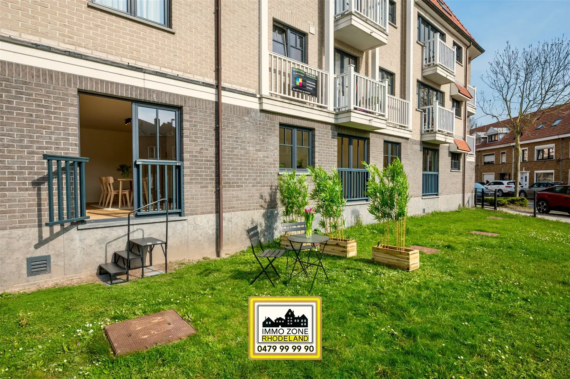 Prachtig gelijkvloers hoekappartement met 2 slpks foto 25