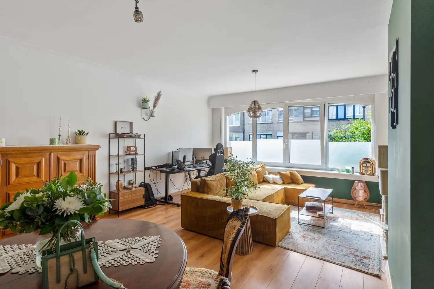1 slaapkamer gelijkvloers appartement met Tuin foto 4