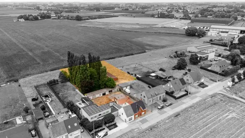 Te slopen LANDELIJK gelegen woning op een perceel van 815 m² in WIELSBEKE foto 17