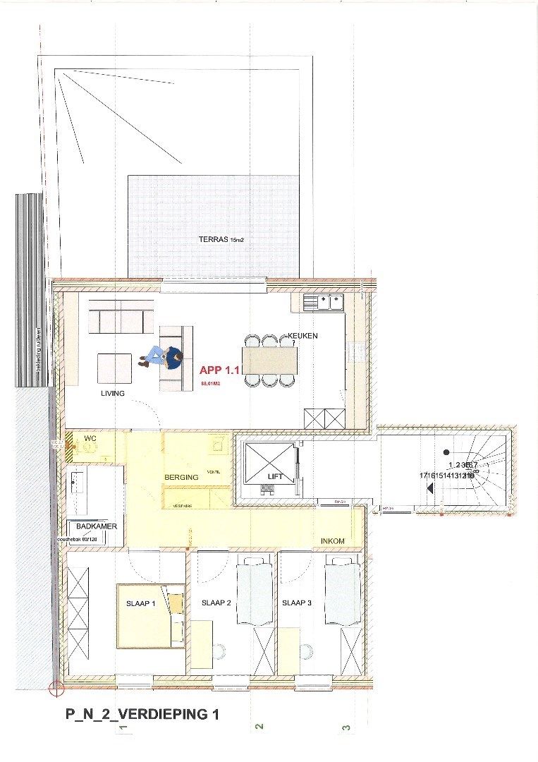 Energiezuinig nieuwbouwappartement met 3 slaapkamers en groot terras in Staden foto 7