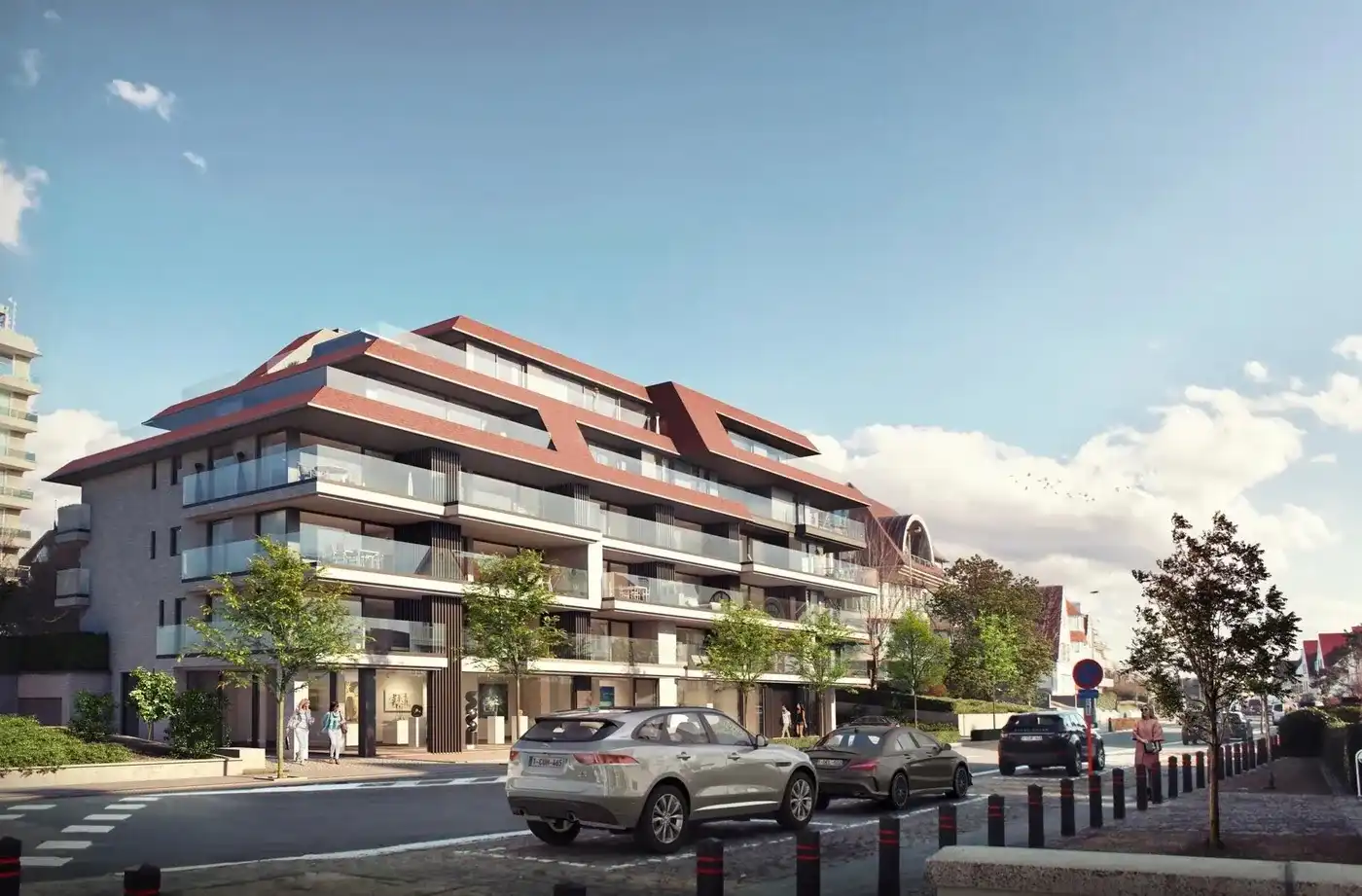 Handelspand gelegen op de Kustlaan, gevelbreedte 12m, design EL Architects foto 5
