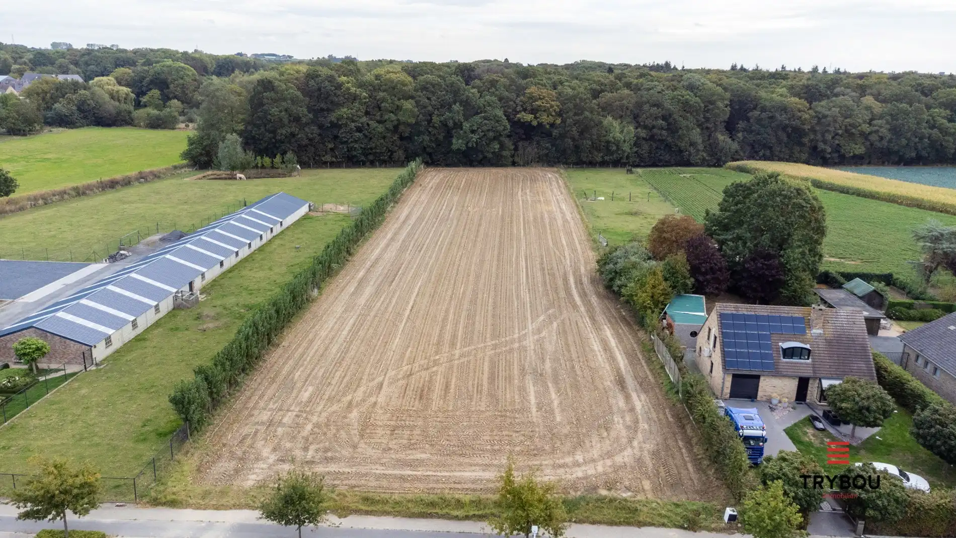 Bouwgrond met natuurstrook te koop in Houthulst – 3518 m²  foto 2