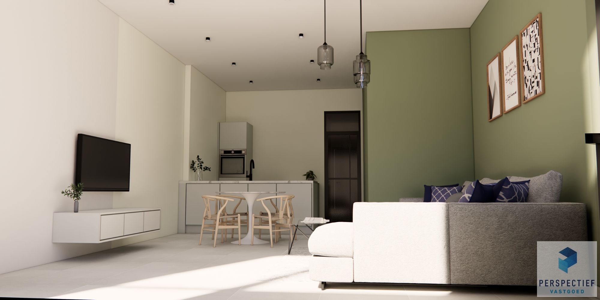 GELIJKVLOERS NIEUWBOUWAPPARTEMENT met STADSTUIN foto 3