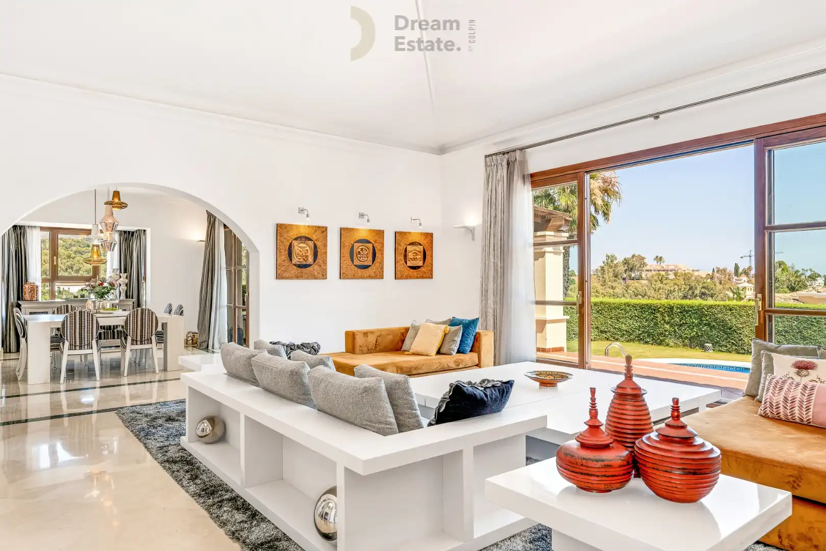 Villa met mooi uitzicht op de bergen en zee te Nueva Andalucia, Marbella foto 5