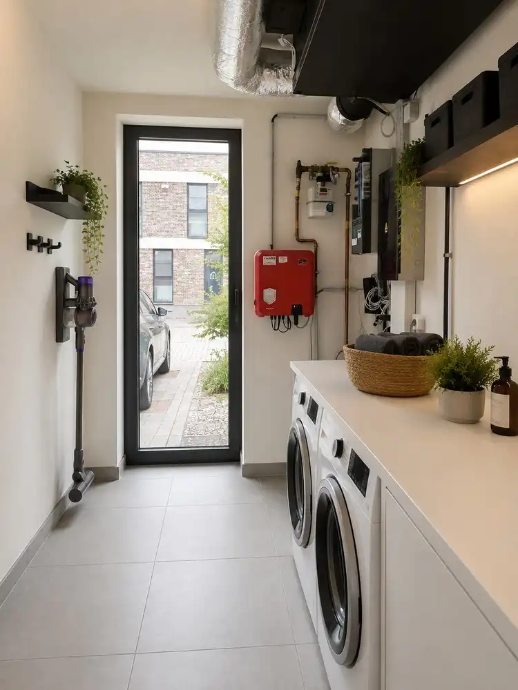 Recente, energiezuinige woning met tuin en garage op een gunstige ligging foto 14
