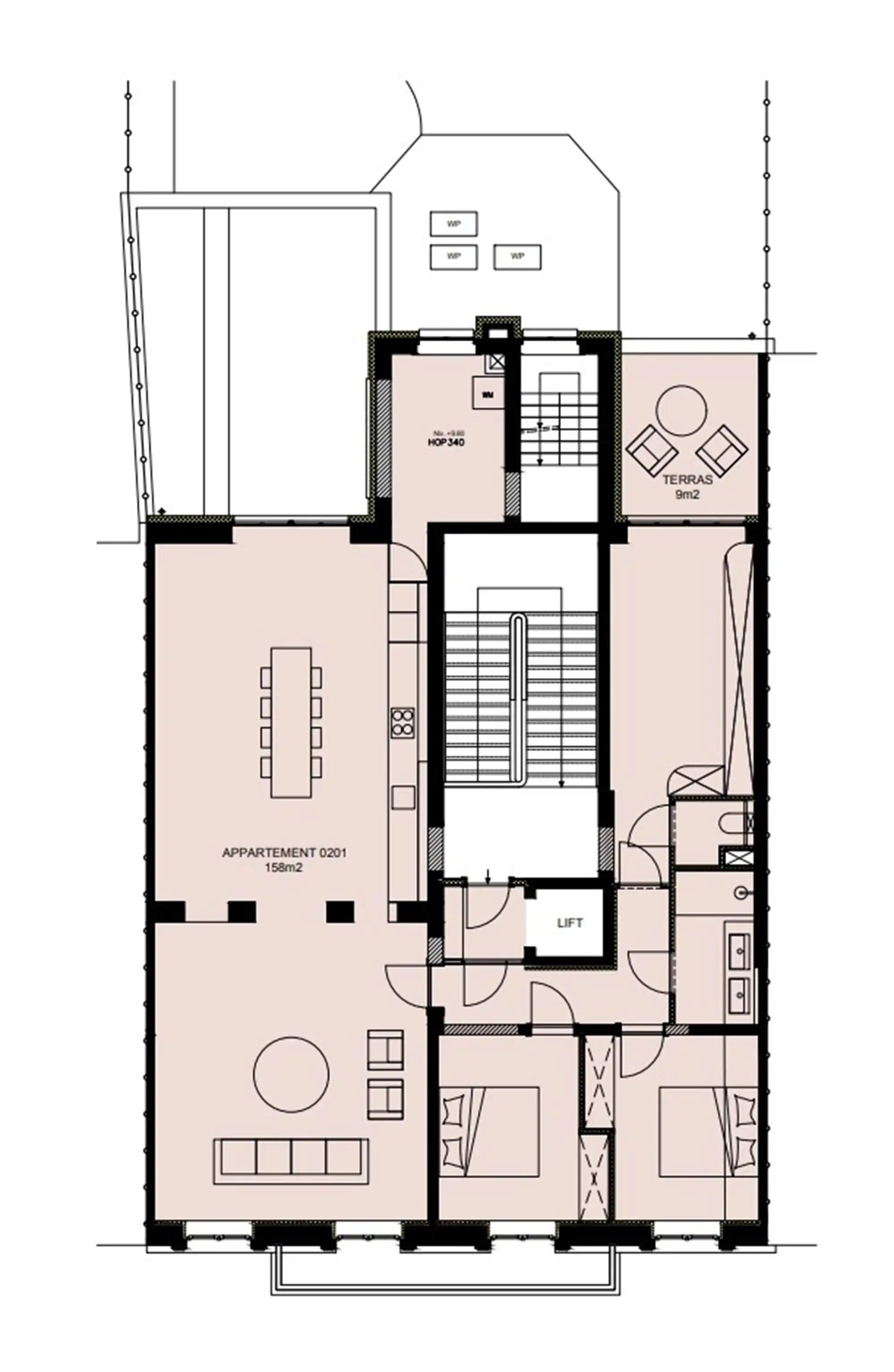 Luxe loft - 3 slpk - Terras - B2 // Indeling wijzigbaar foto 5