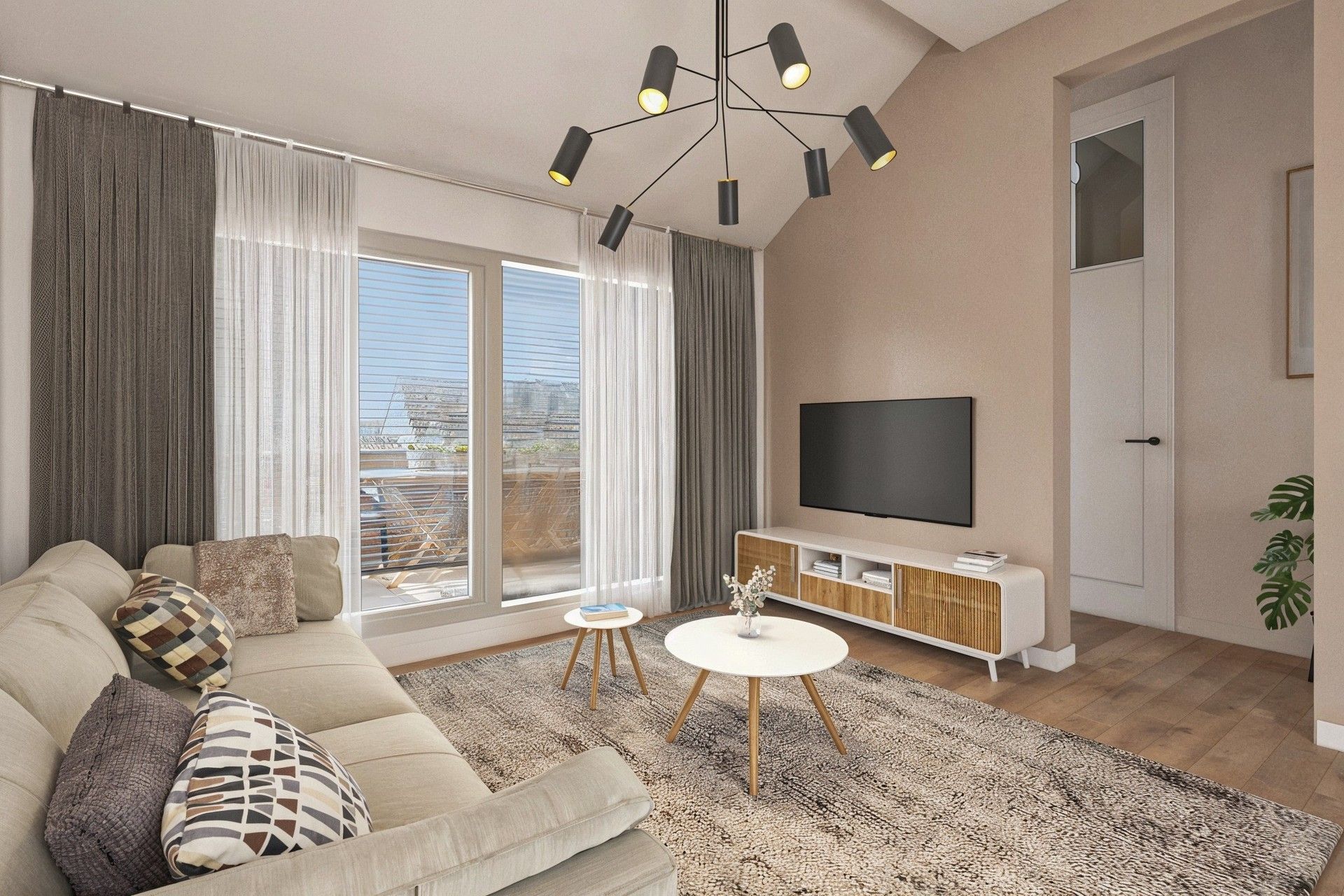 Tof, instapklaar dakappartement met 2 slaapkamers, zonneterras en parking! foto {{pictureIndex}}