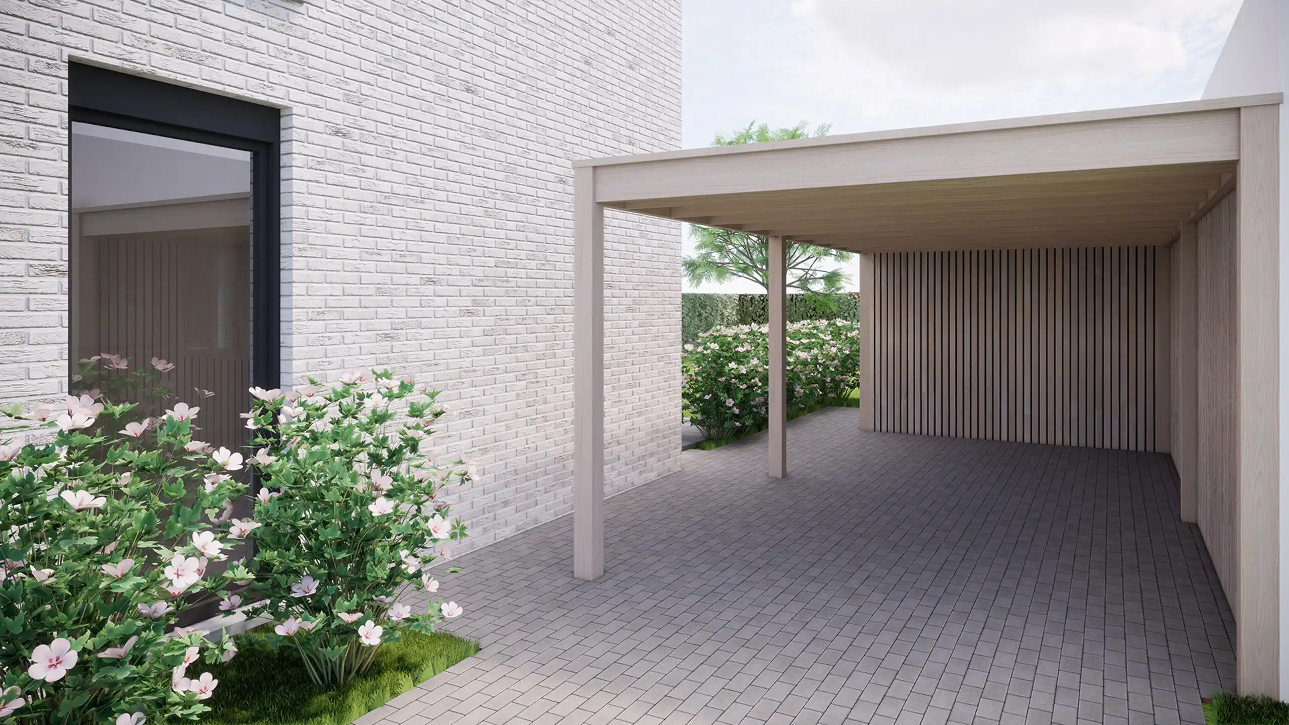 Vijf halfopen energieneutrale ééngezinswoningen in Wijchmaal foto 22