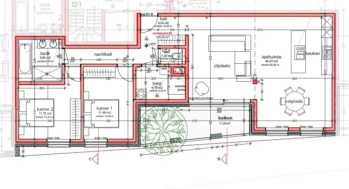 1e VERDIEP - Nieuwbouw - vlakbij de GROENLAAN ! foto 3