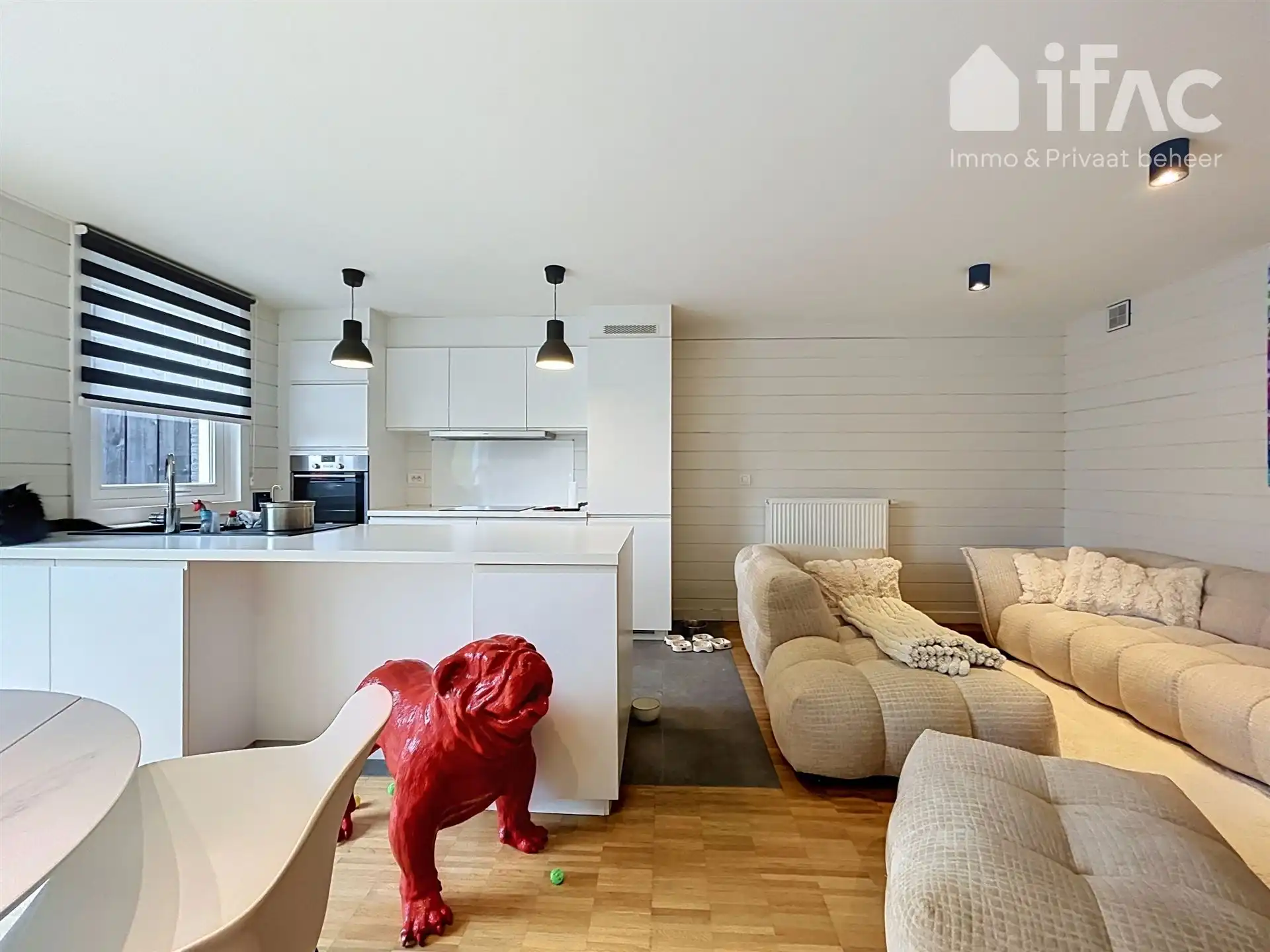 Gelijkvloers duplex-appartement met tuin en terras foto 4