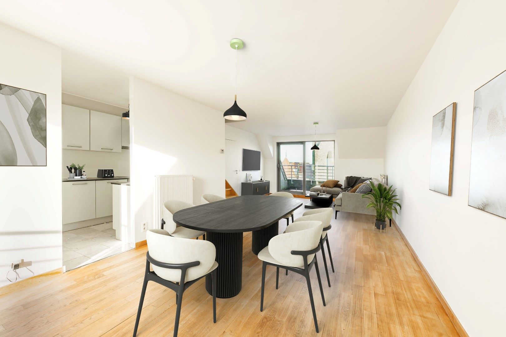 INSTAPKLAAR APPARTEMENT (146 m²) MET 3 SLPKS | STAANPLAATS + BERGING foto 2